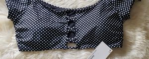 Kensie polka dot bathing suit top